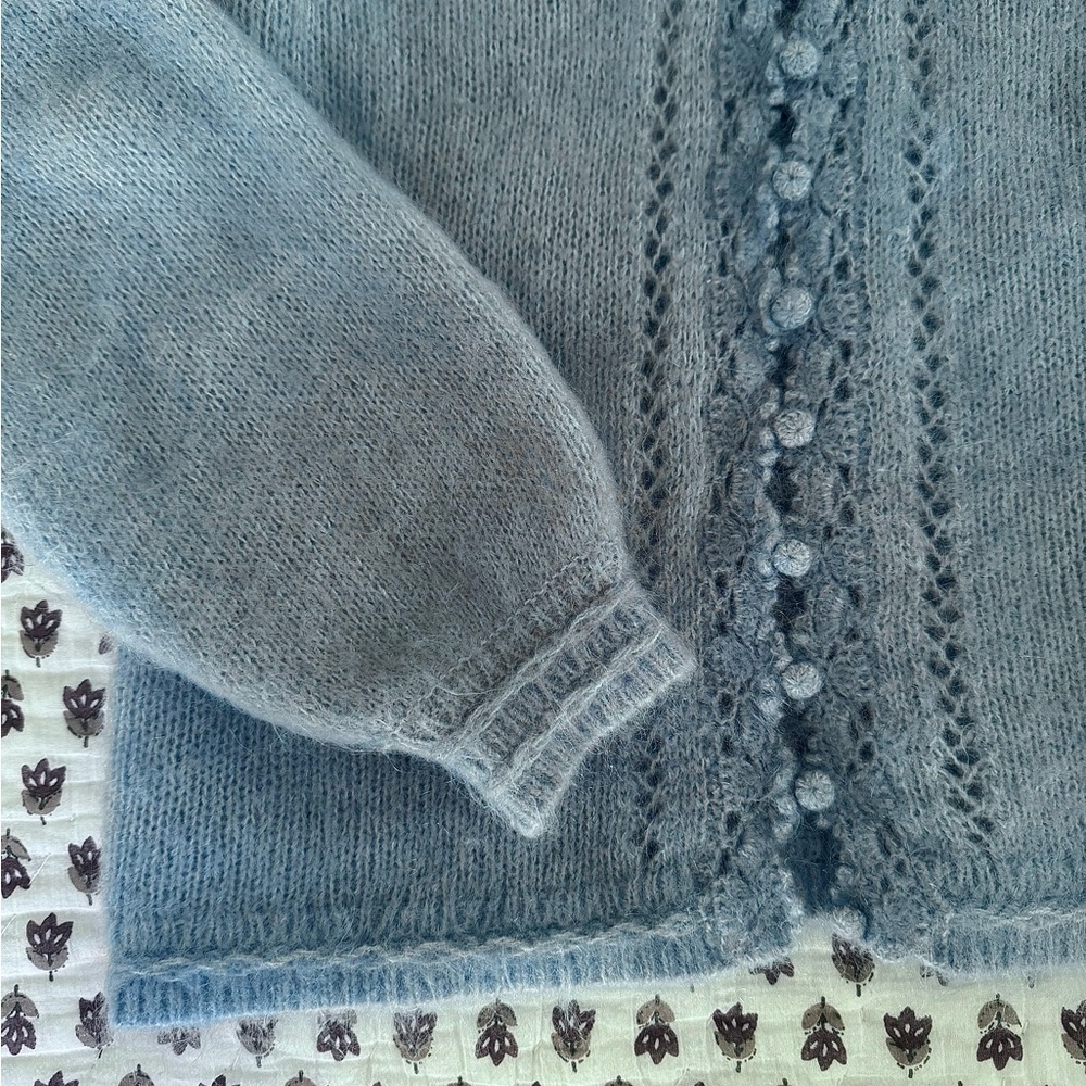 Sezane Pale Blue Women's Sweater